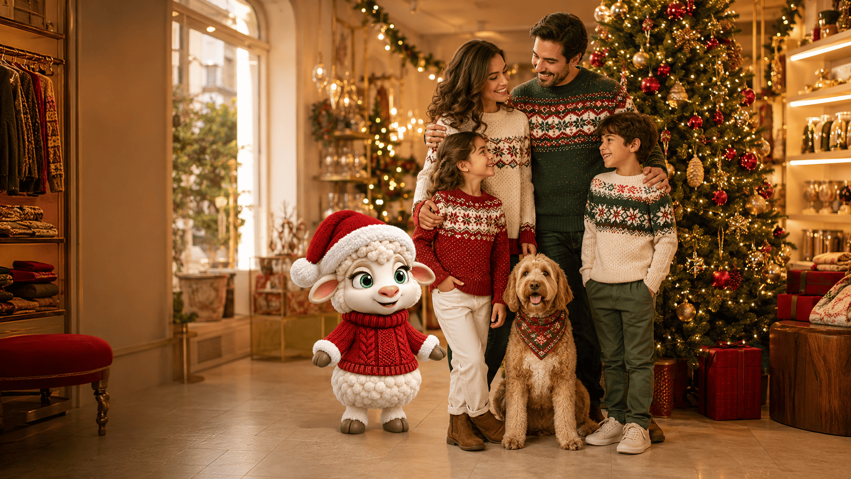 Buzos navideños para toda la familia