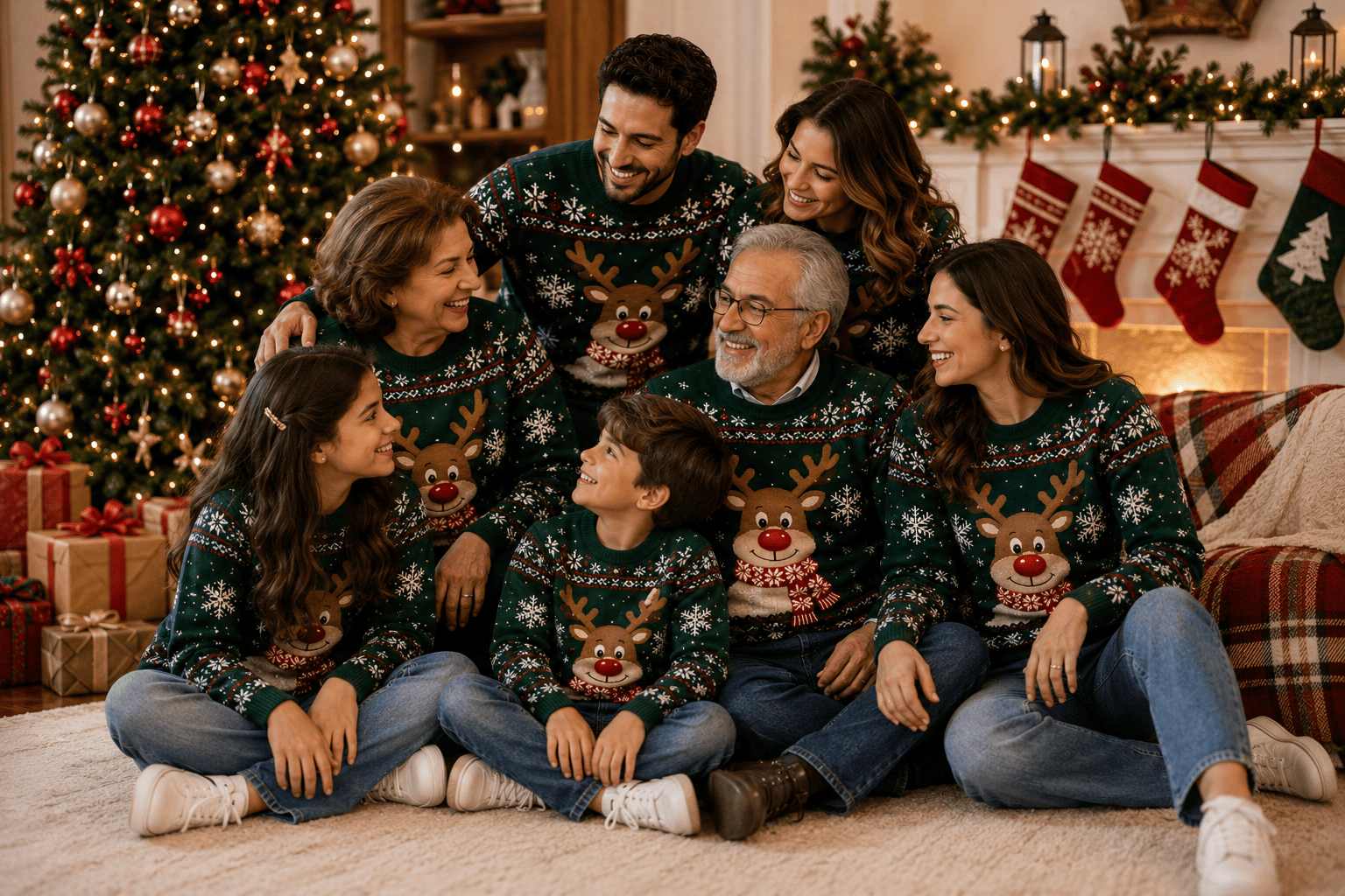 Buzos navideños personalizados
