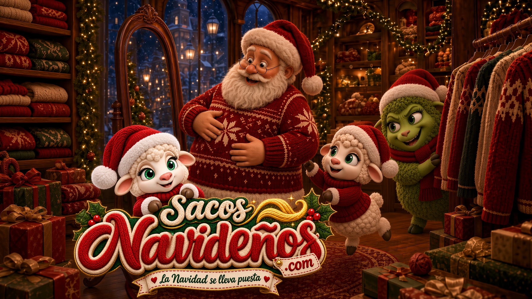 sacos navideños