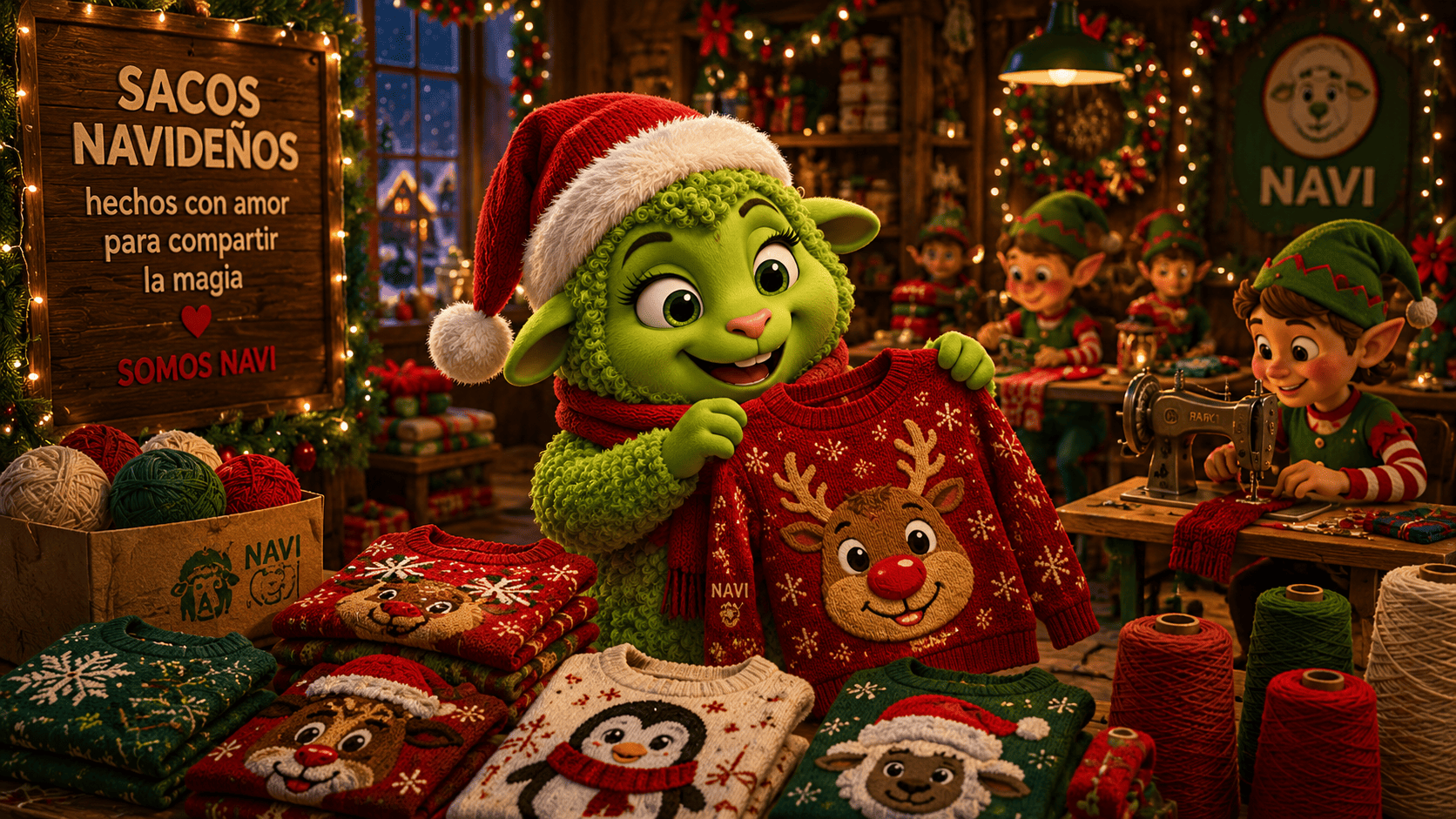 swater navideños en bogota