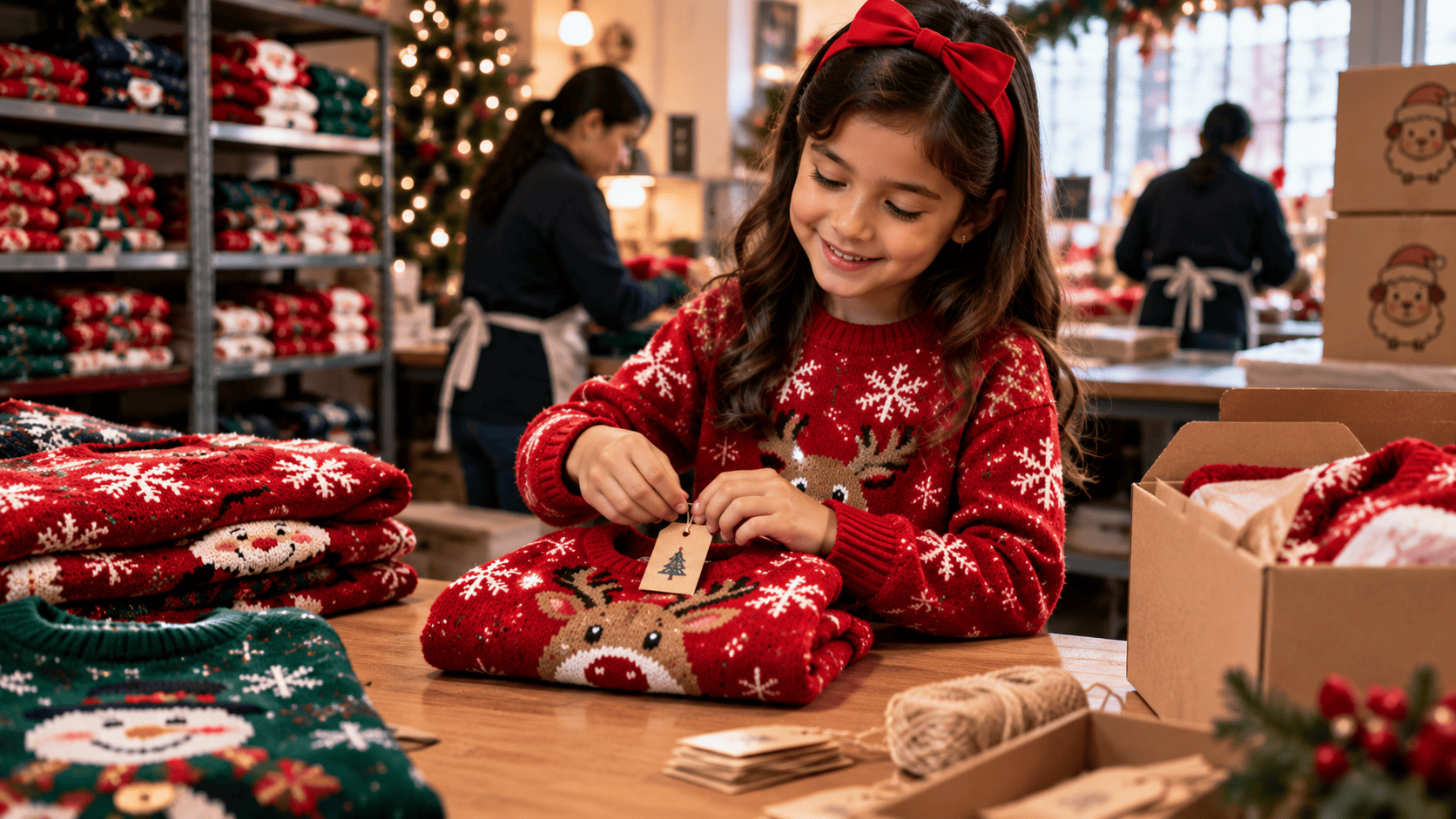 hoodies navideños para niños