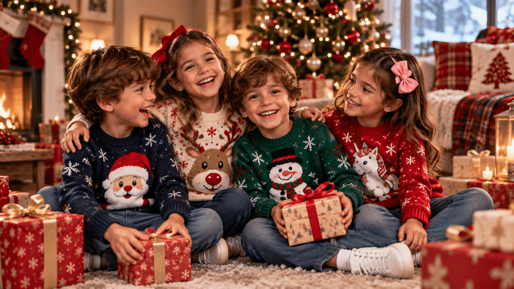 sacos de Navidad para niños